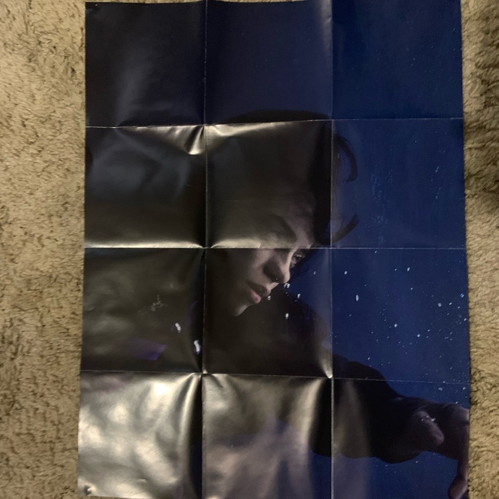 Blue Art Poster
